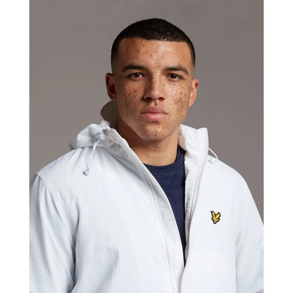 Lyle & Scott Jk464V Zip Thru Hooded Jacket White