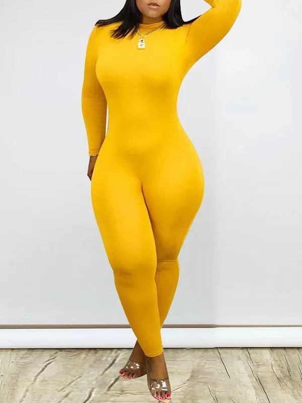 Mangocouture Solid Skinny Jumpsuit