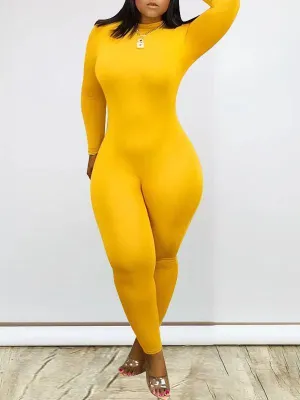 Mangocouture Solid Skinny Jumpsuit