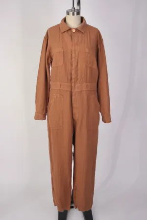 Mate Linen Straight-Leg Jumpsuit
