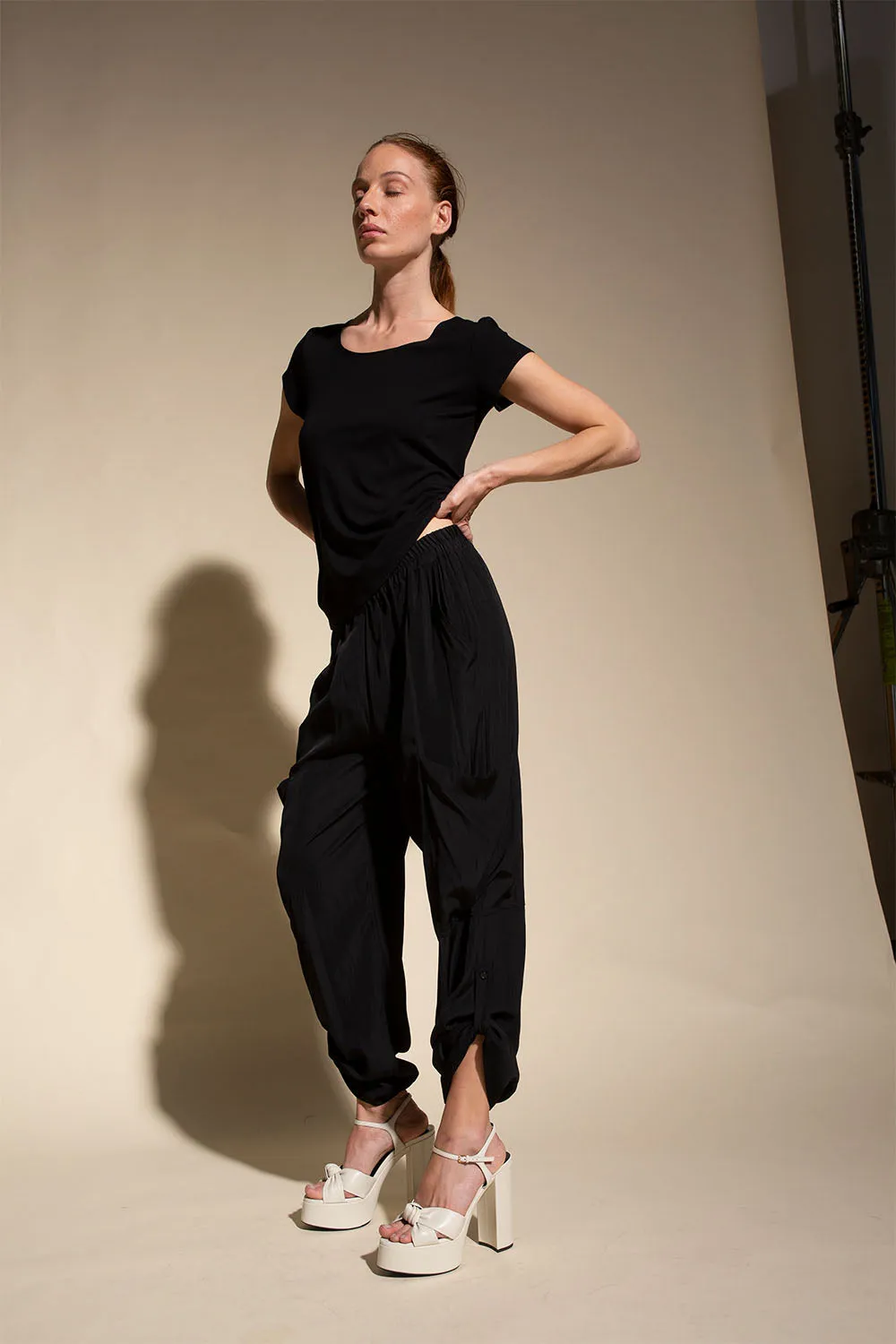 Mela Purdie Scoop Neck T F01 272