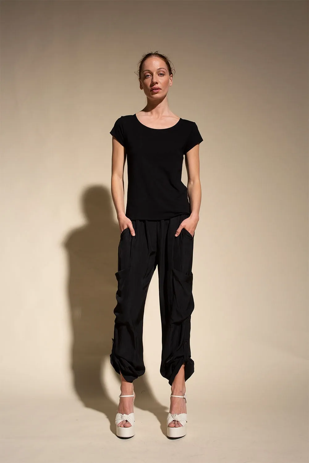 Mela Purdie Scoop Neck T F01 272