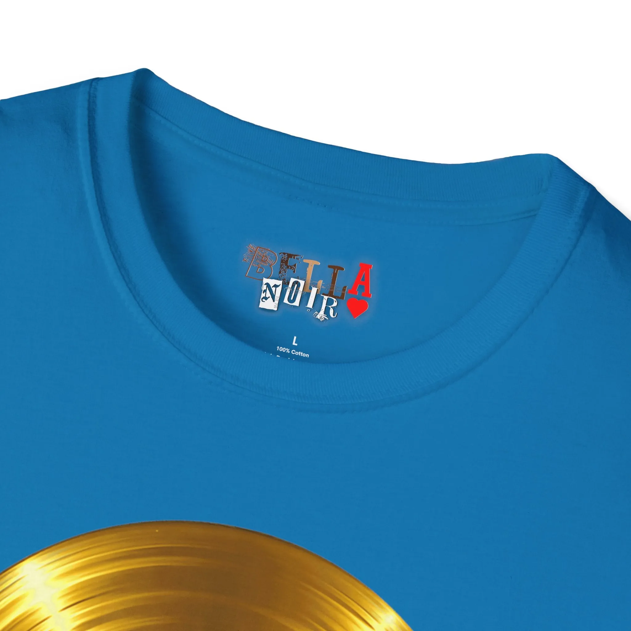 Melting Gold Record Unisex Softstyle T-Shirt