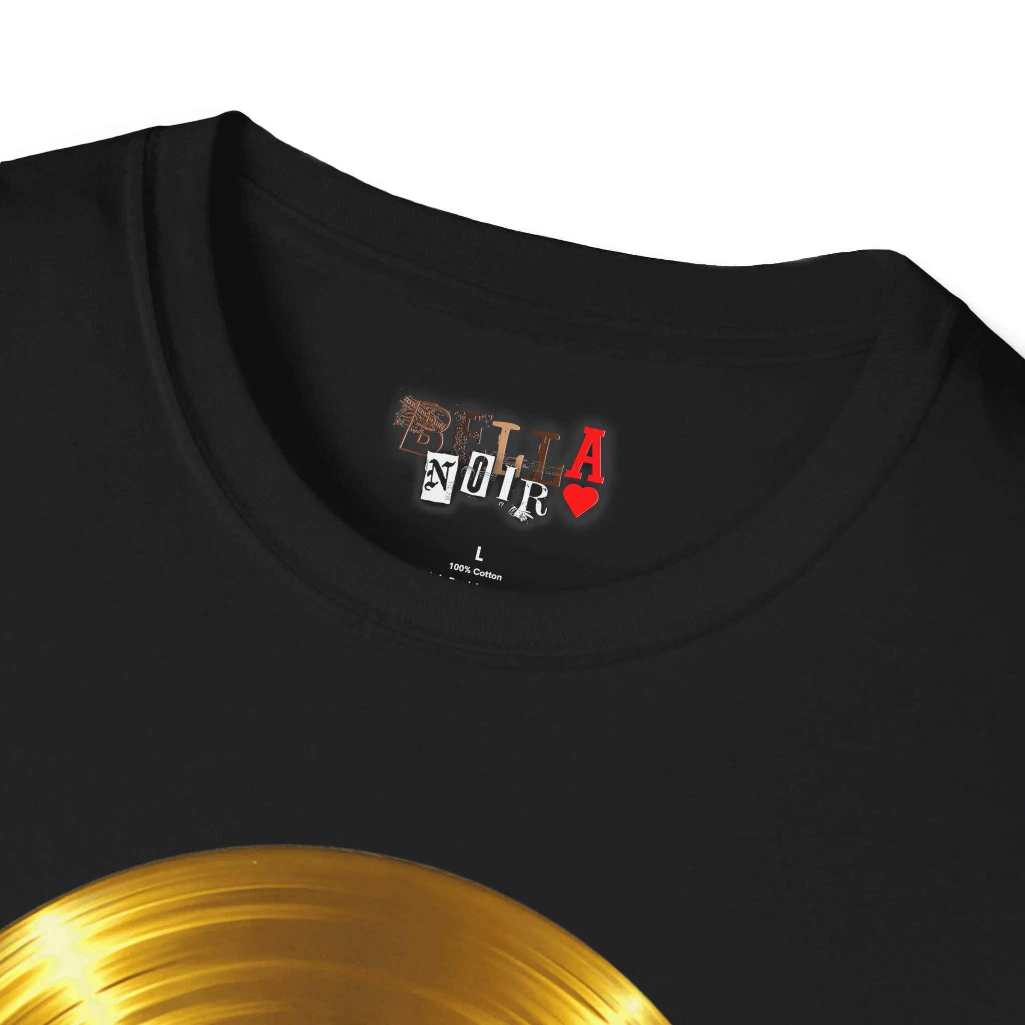 Melting Gold Record Unisex Softstyle T-Shirt