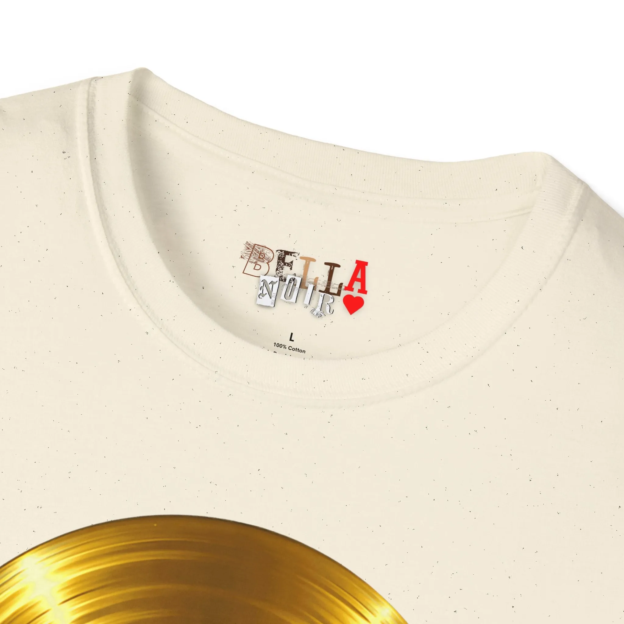 Melting Gold Record Unisex Softstyle T-Shirt