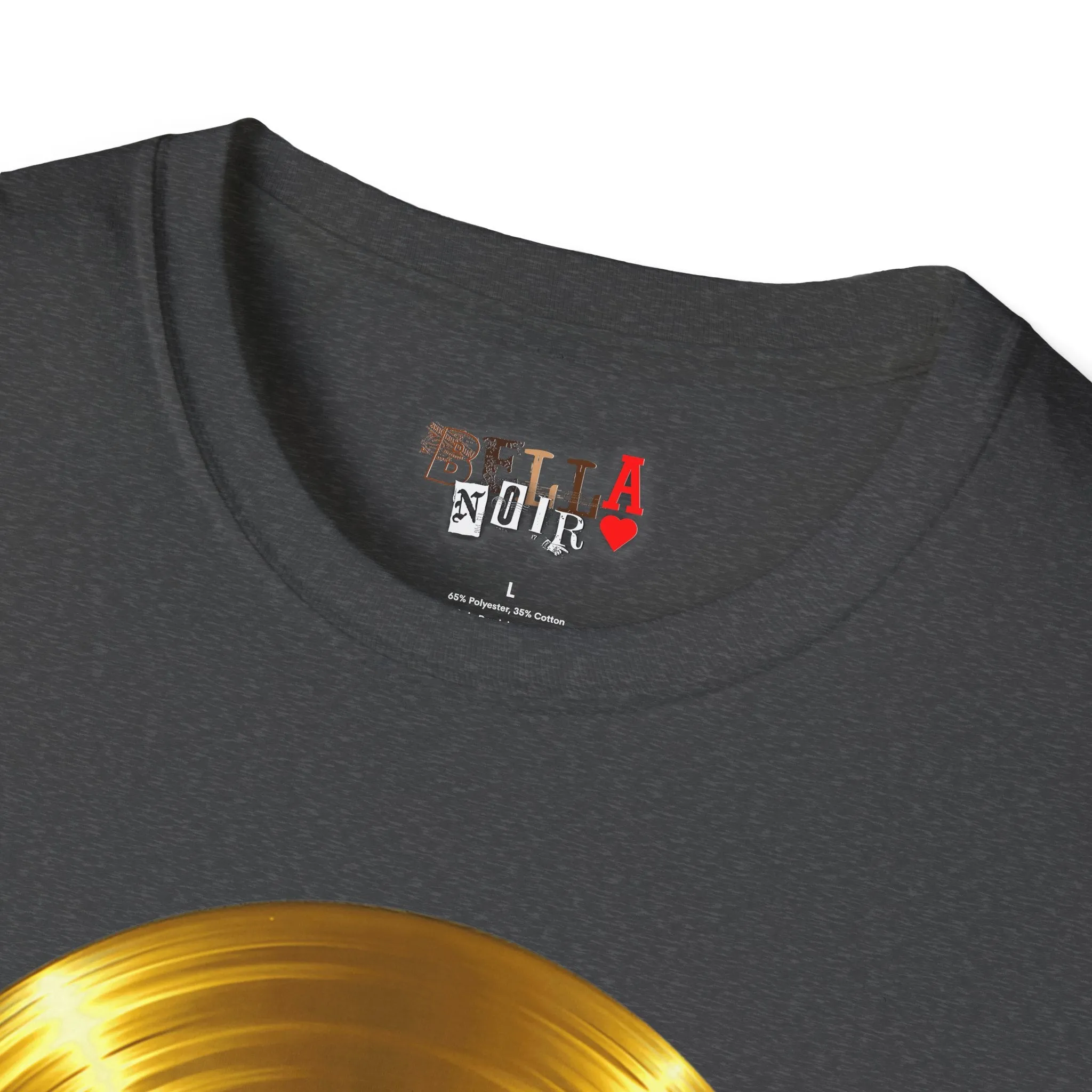 Melting Gold Record Unisex Softstyle T-Shirt