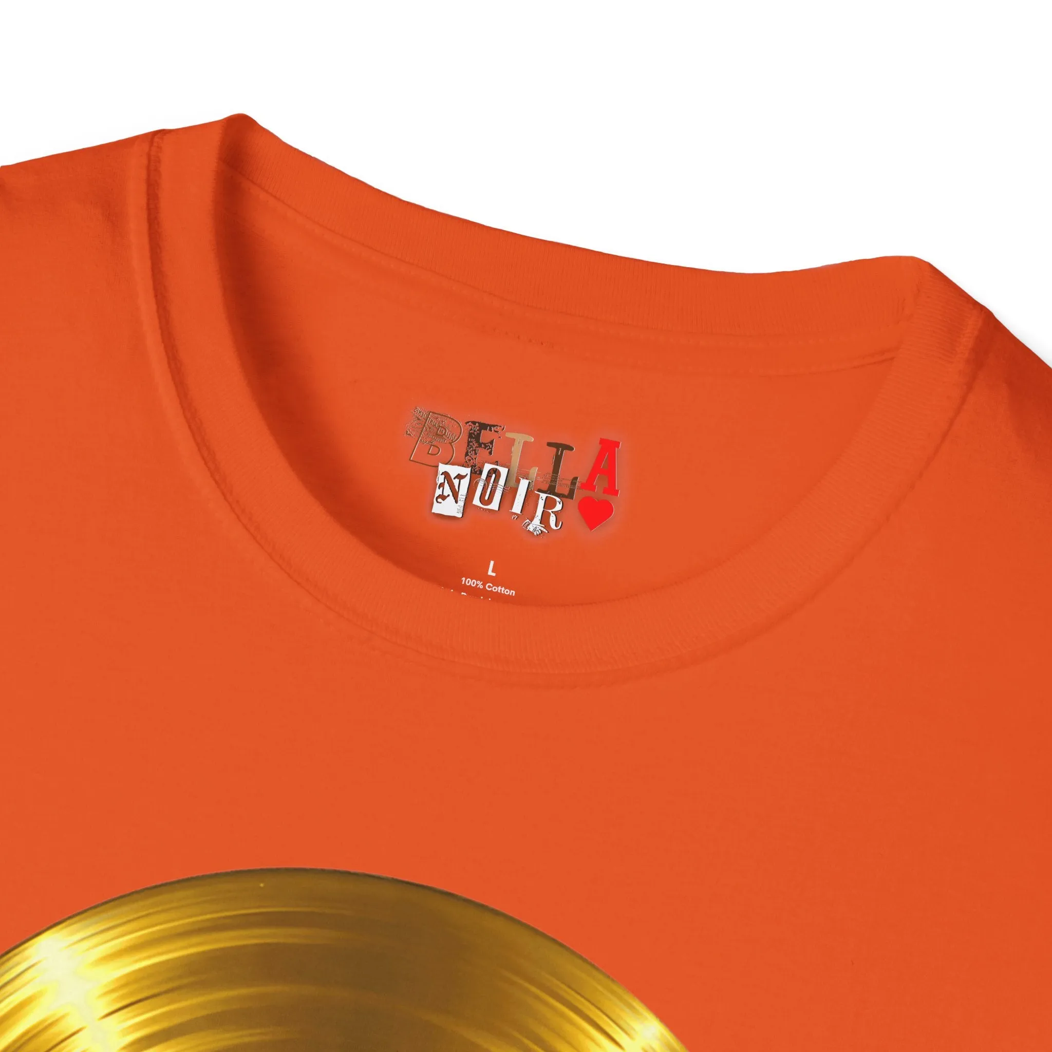 Melting Gold Record Unisex Softstyle T-Shirt