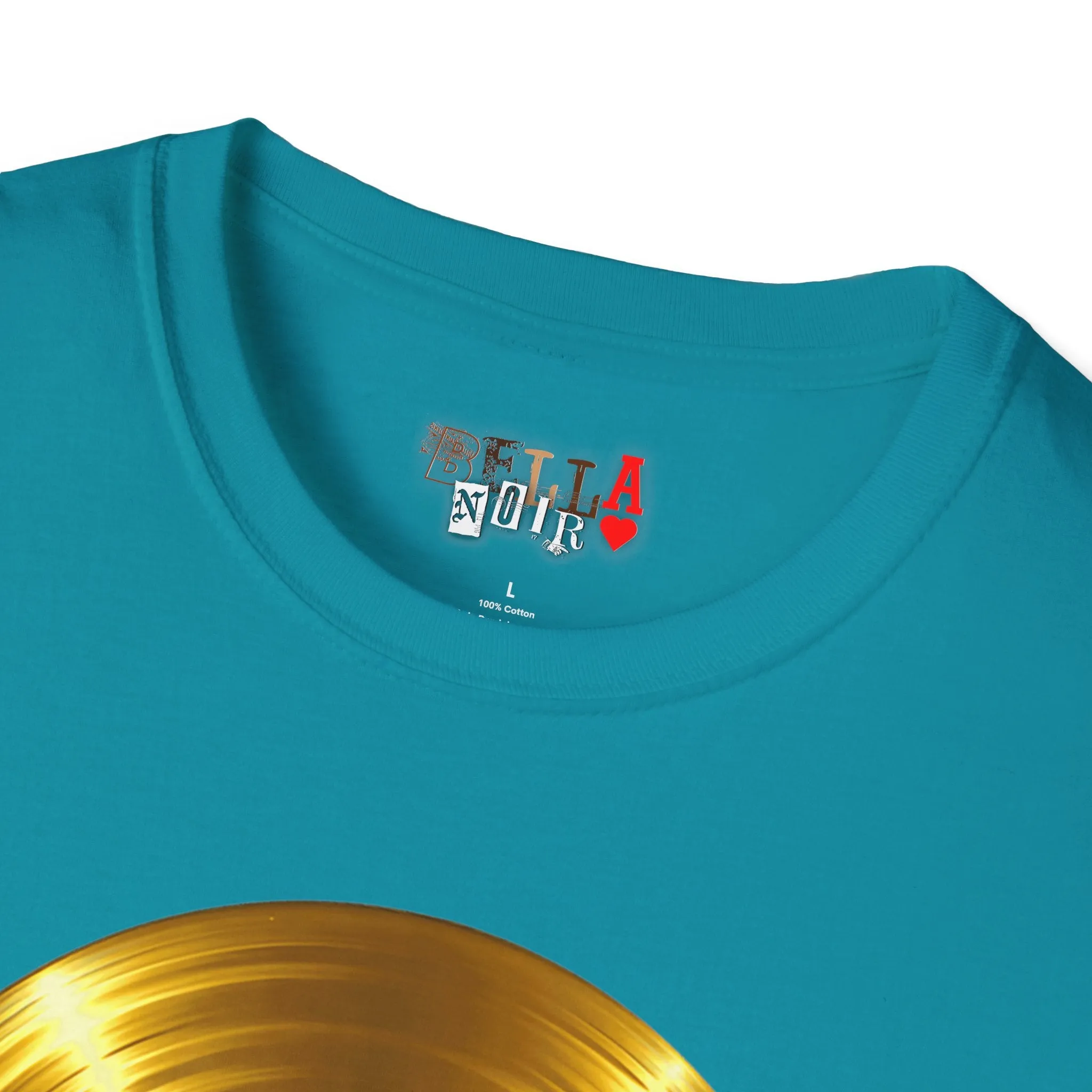 Melting Gold Record Unisex Softstyle T-Shirt