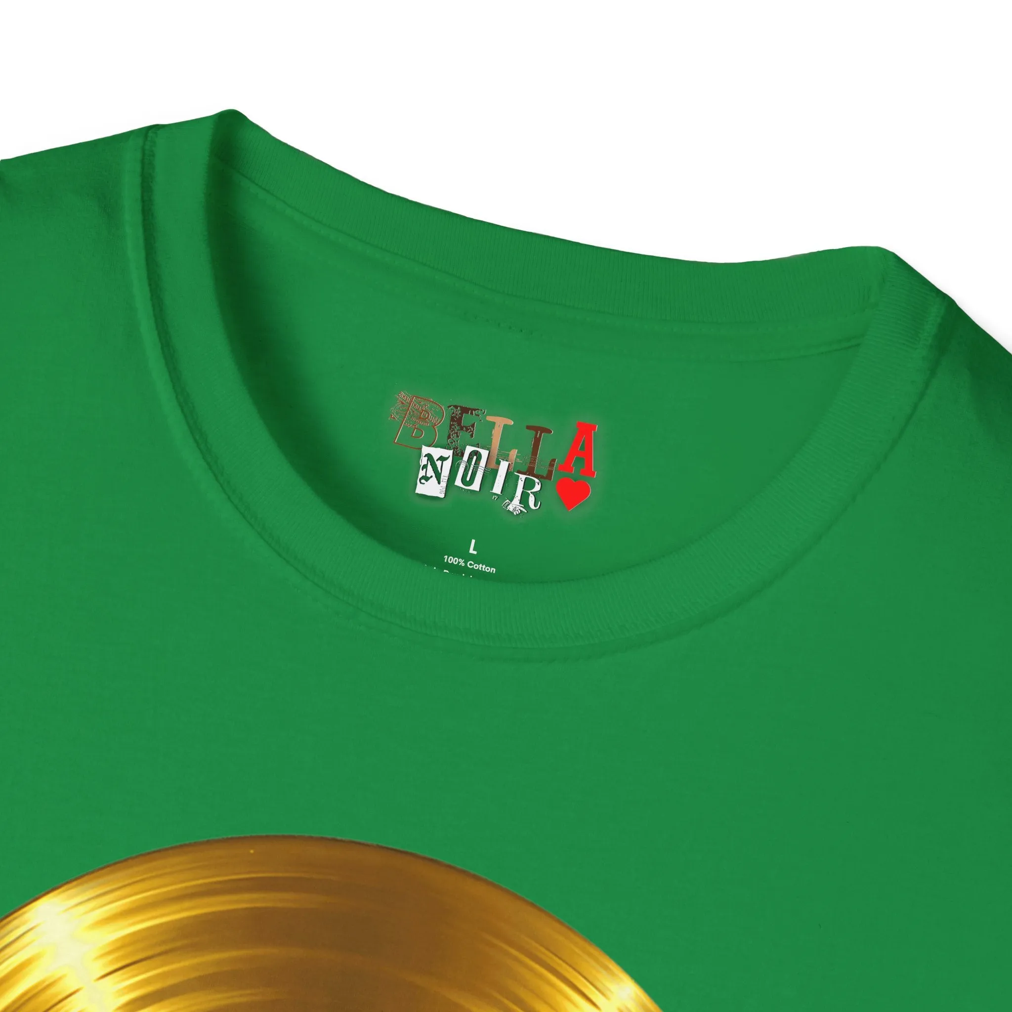 Melting Gold Record Unisex Softstyle T-Shirt