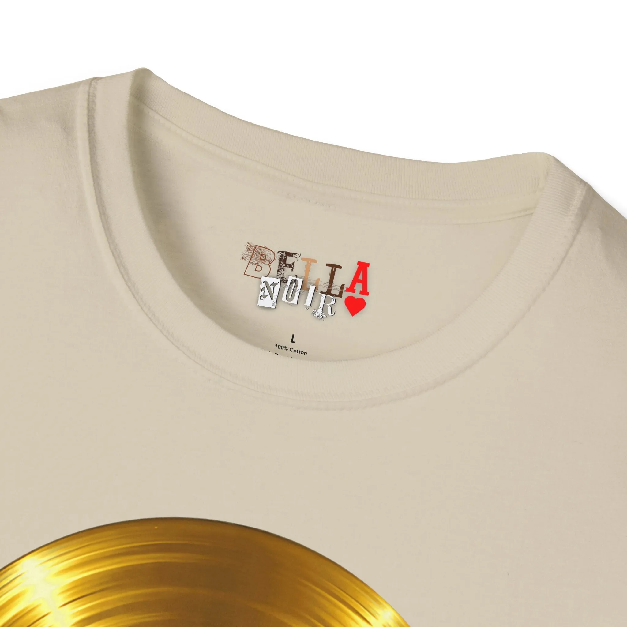 Melting Gold Record Unisex Softstyle T-Shirt