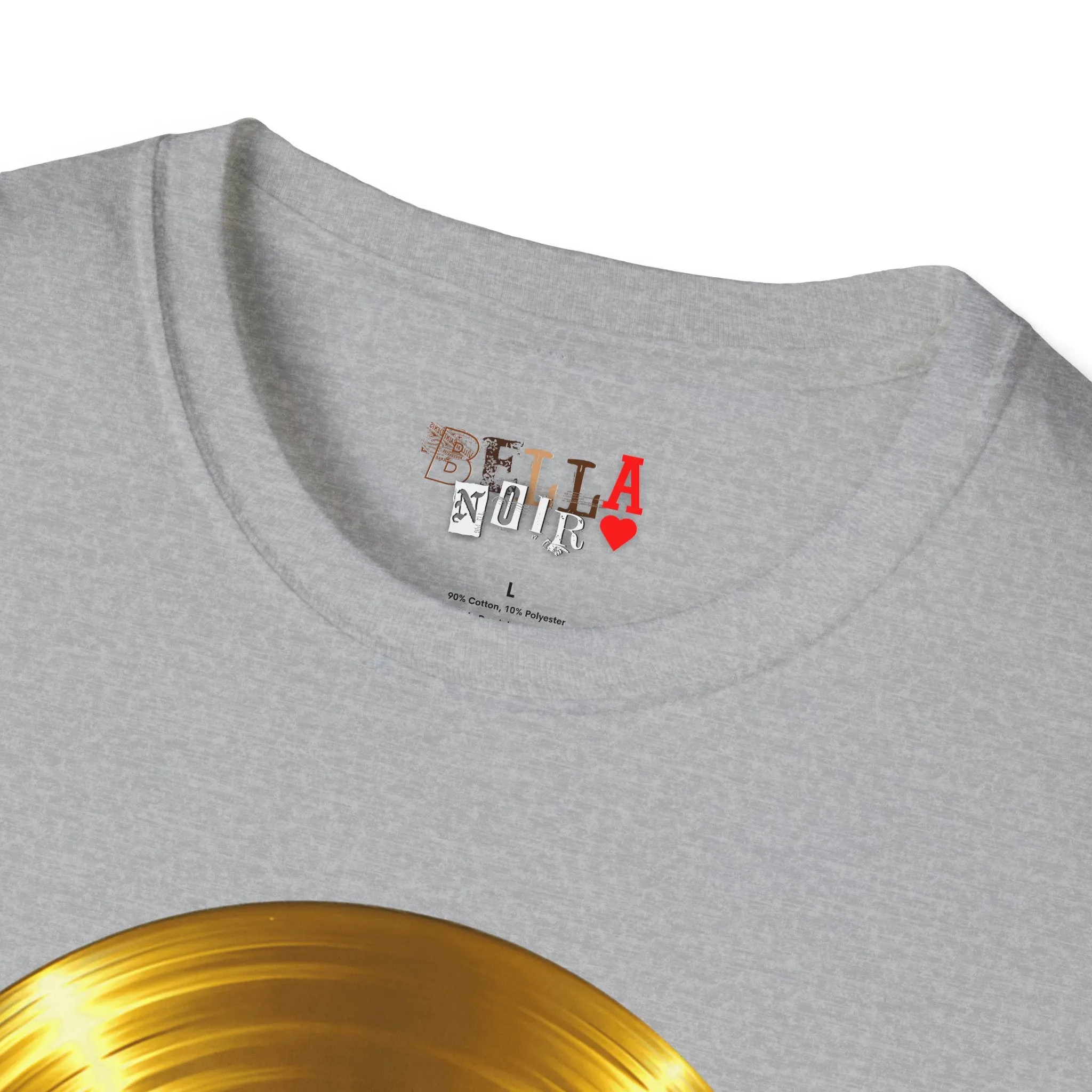 Melting Gold Record Unisex Softstyle T-Shirt