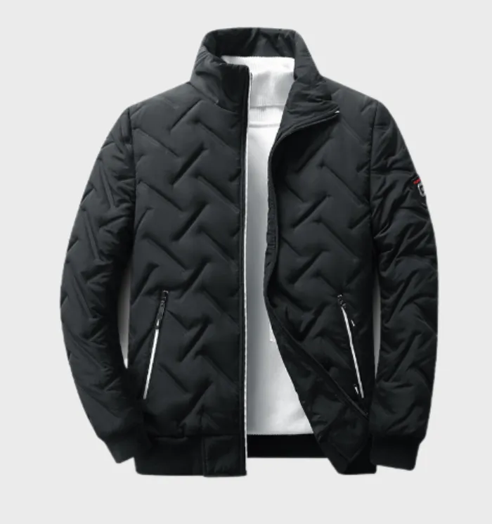 Men's Stylish Lightweight Quilted Bomber Jacket