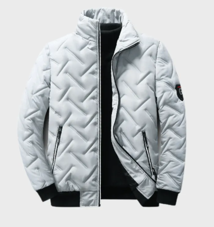 Men's Stylish Lightweight Quilted Bomber Jacket