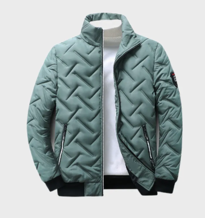 Men's Stylish Lightweight Quilted Bomber Jacket