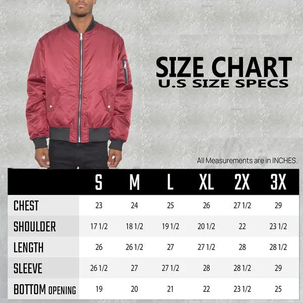 Men's Weiv Solid Padded Bomber Jacket