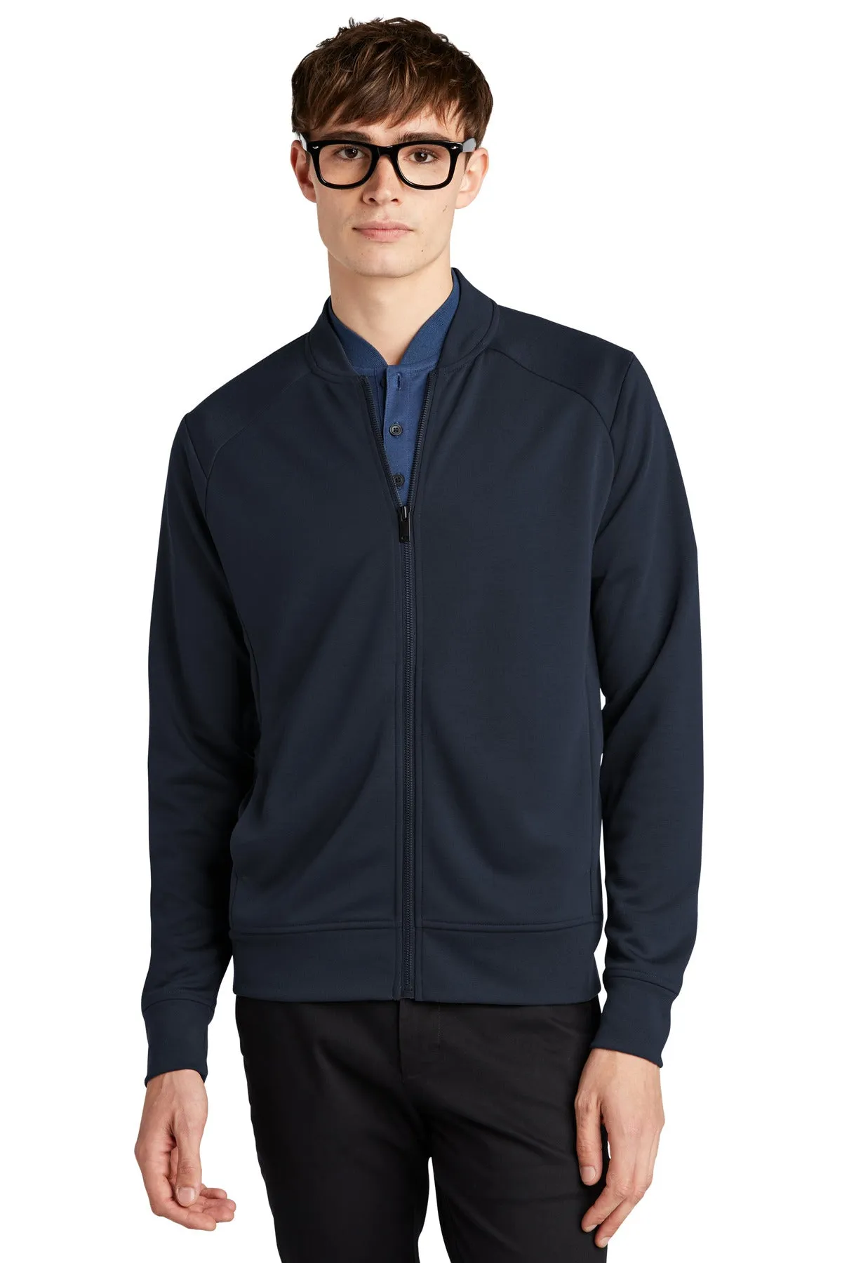 Mercer Mettle Double-Knit Bomber MM3000 Night Navy