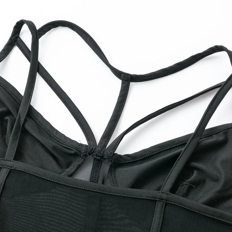 Mesh Hollow Out Bodysuit