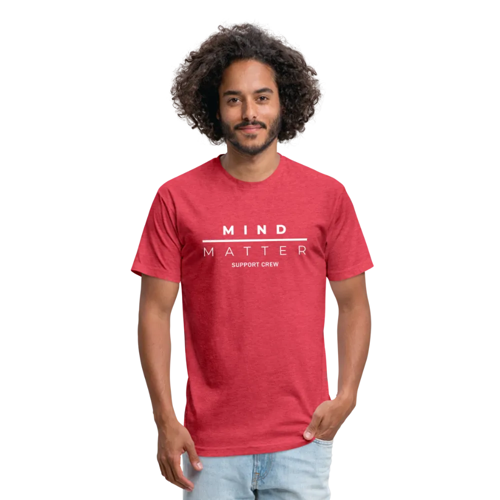 MM Support Crew - Fitted Cotton/Poly T-Shirt by Next Level