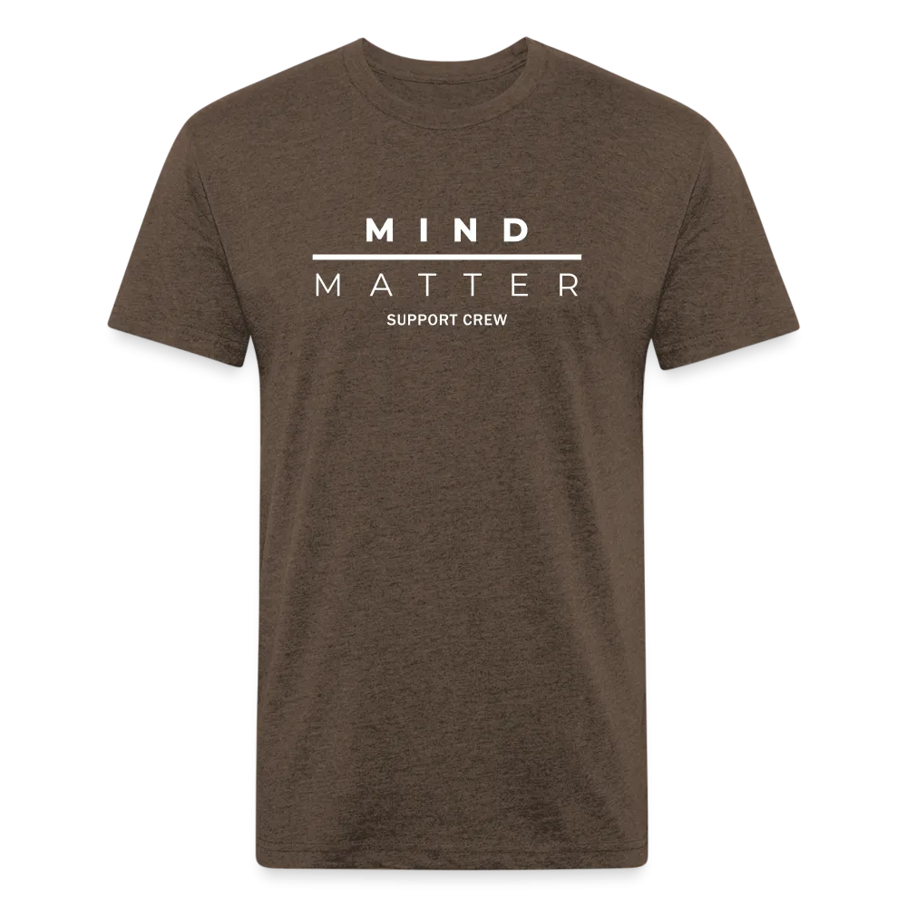 MM Support Crew - Fitted Cotton/Poly T-Shirt by Next Level