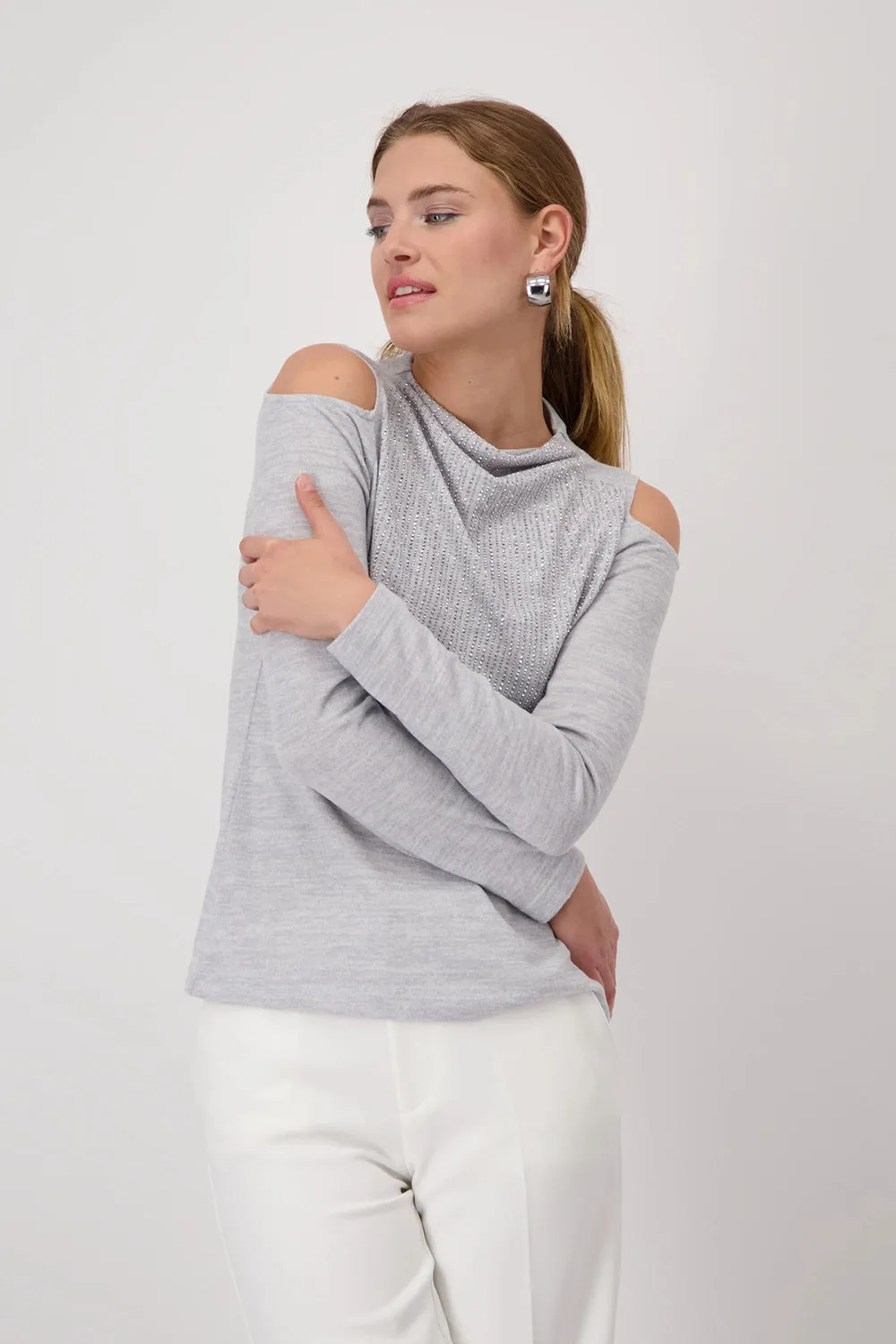 Monari Shirt with cut-outs 808605