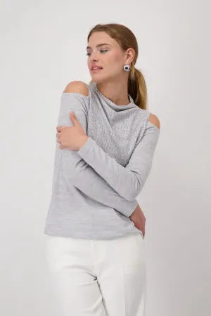Monari Shirt with cut-outs 808605