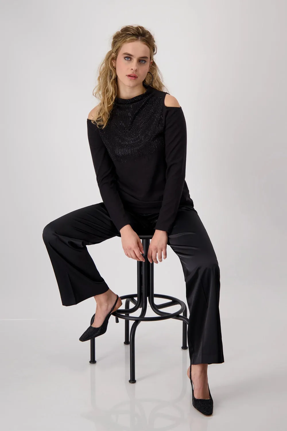Monari Shirt with cut-outs 808605