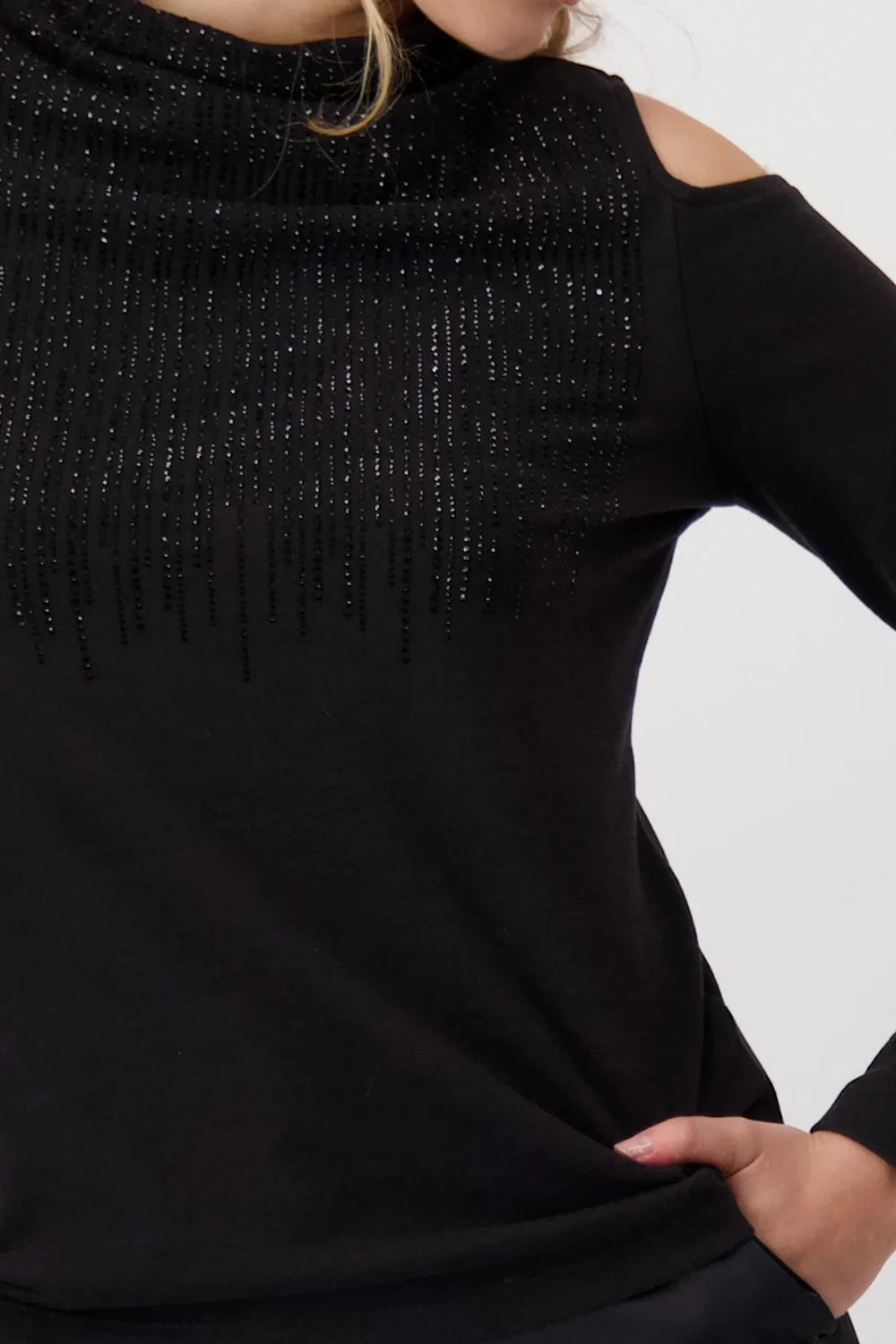 Monari Shirt with cut-outs 808605