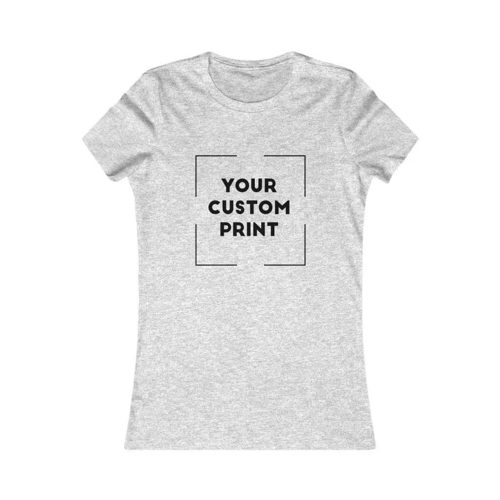 Motorcycles | Custom Print for Women | Fitted T-shirt