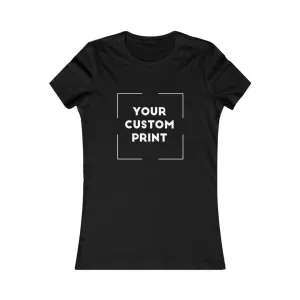 Motorcycles | Custom Print for Women | Fitted T-shirt