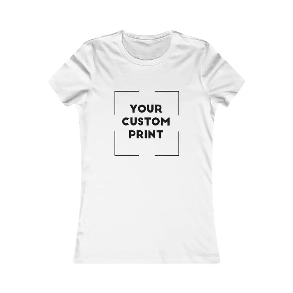 Motorcycles | Custom Print for Women | Fitted T-shirt
