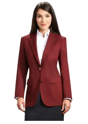 Neil Allyn Career Basics Women's Burgundy Blazer Jacket