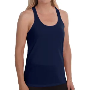 New Balance Womens Navy Basic Racer Back Tank Top Size Small