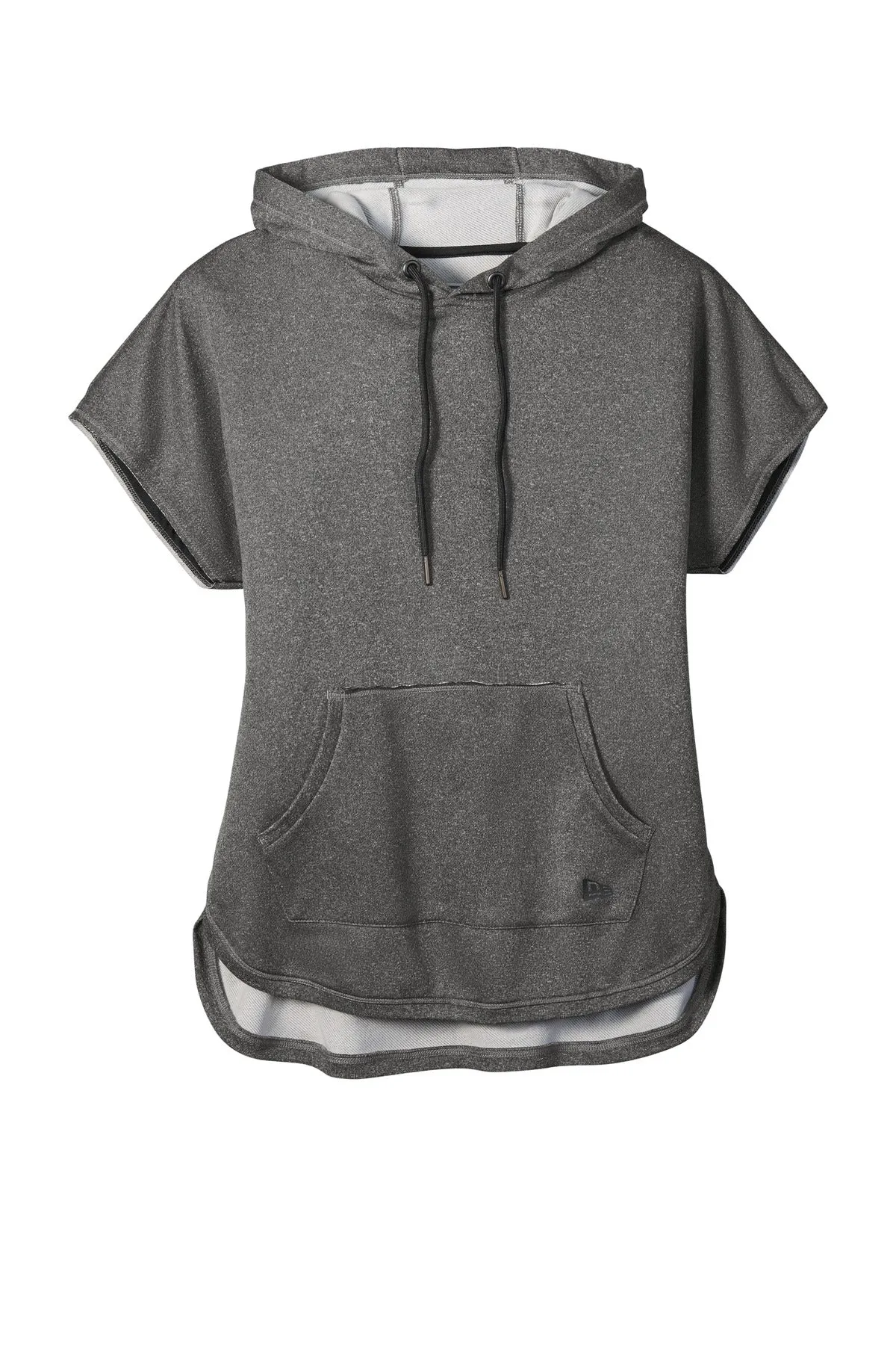New Era  Women's Performance Terry Short Sleeve Hoodie LNEA533 Graphite Heather