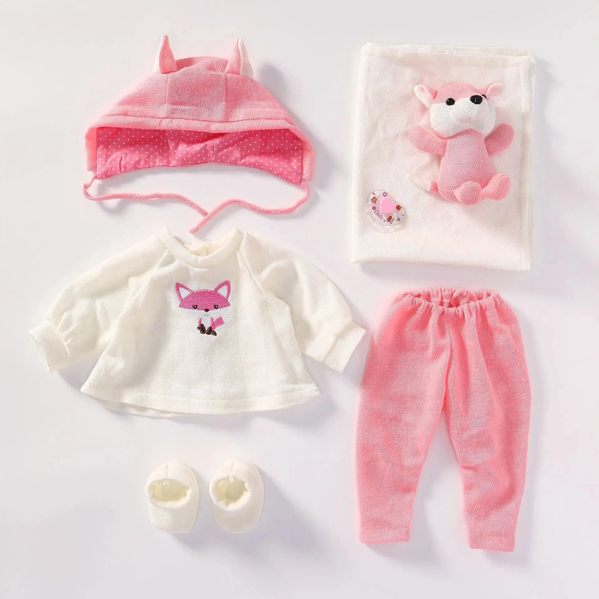 New Lovely  Jumpsuits For 20-22 Inch Baby Reborn Doll 50-55cm Doll Clothes And Accessories