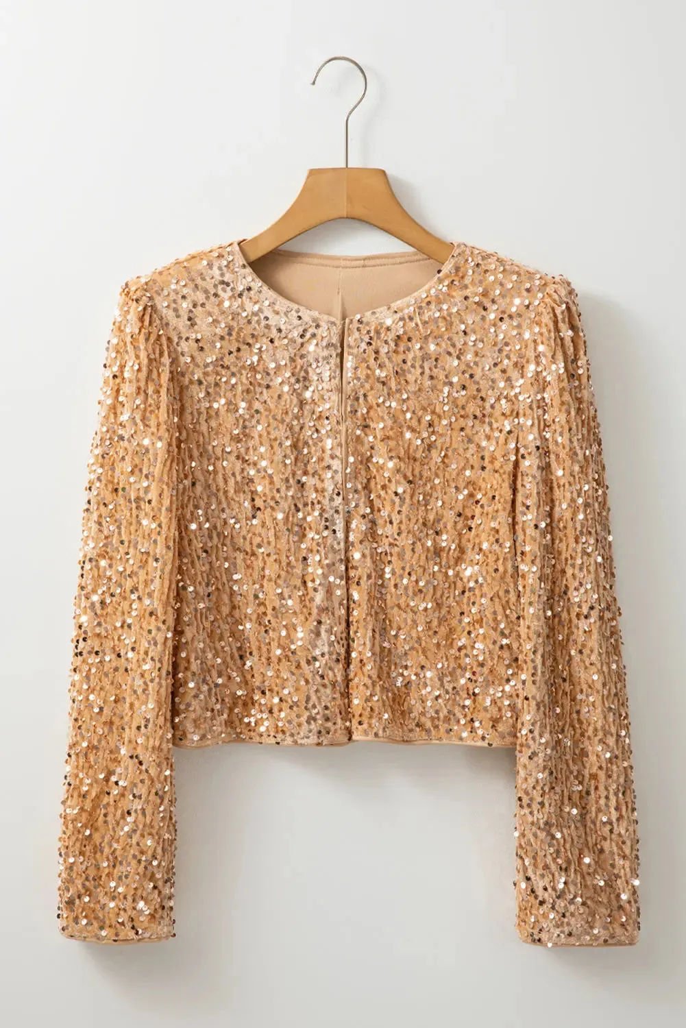 'Nora' Sequin Bomber Jacket