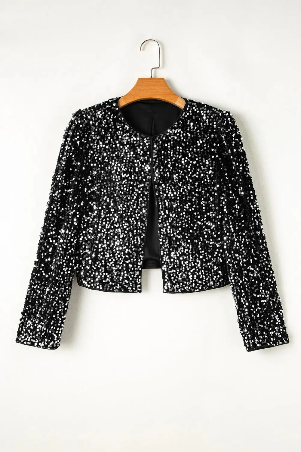 'Nora' Sequin Bomber Jacket