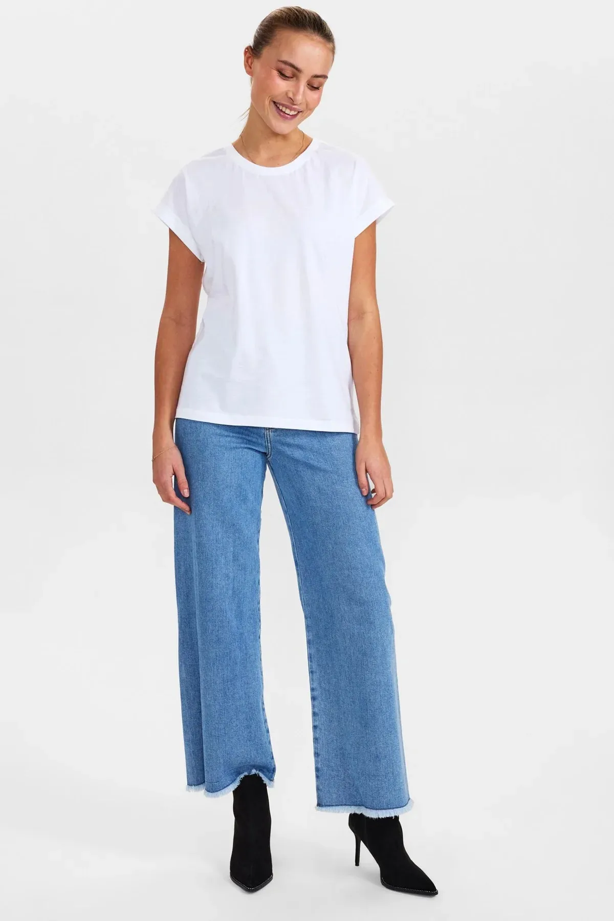 NUBEVERLY T-SHIRT - BRIGHT WHITE