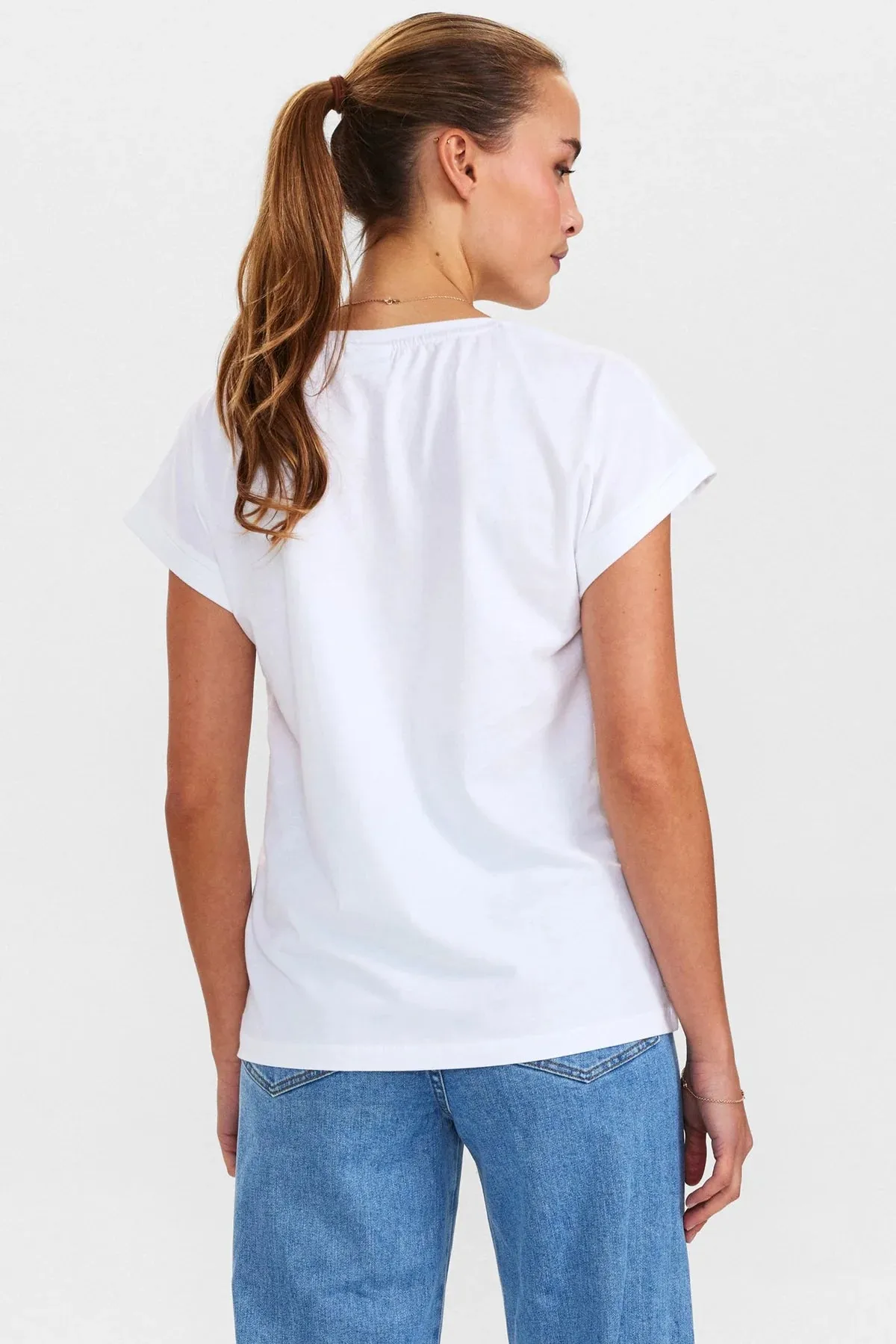 NUBEVERLY T-SHIRT - BRIGHT WHITE