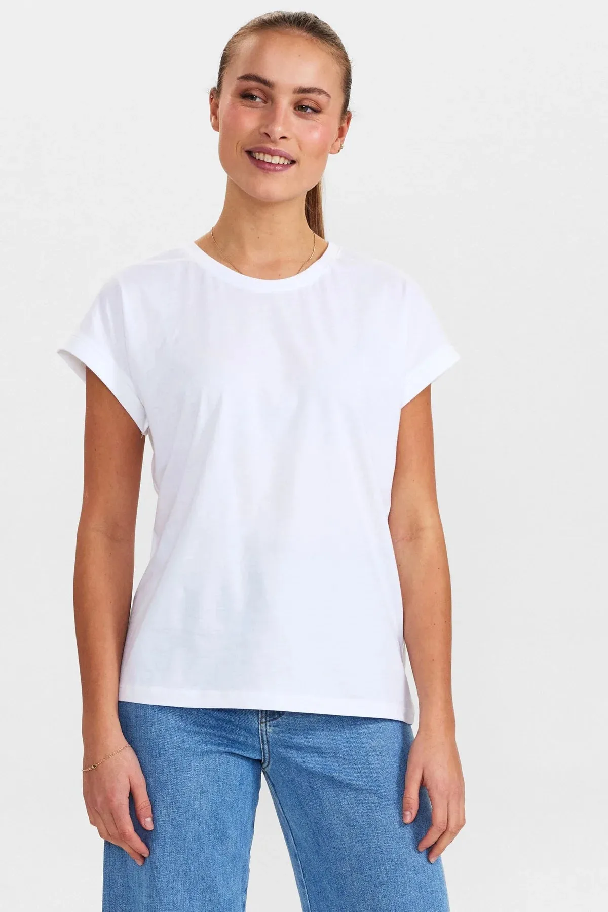 NUBEVERLY T-SHIRT - BRIGHT WHITE