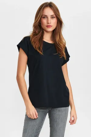 NUBEVERLY T-SHIRT - CAVIAR