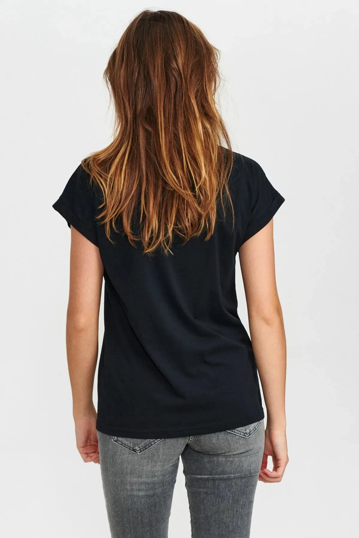 NUBEVERLY T-SHIRT - CAVIAR