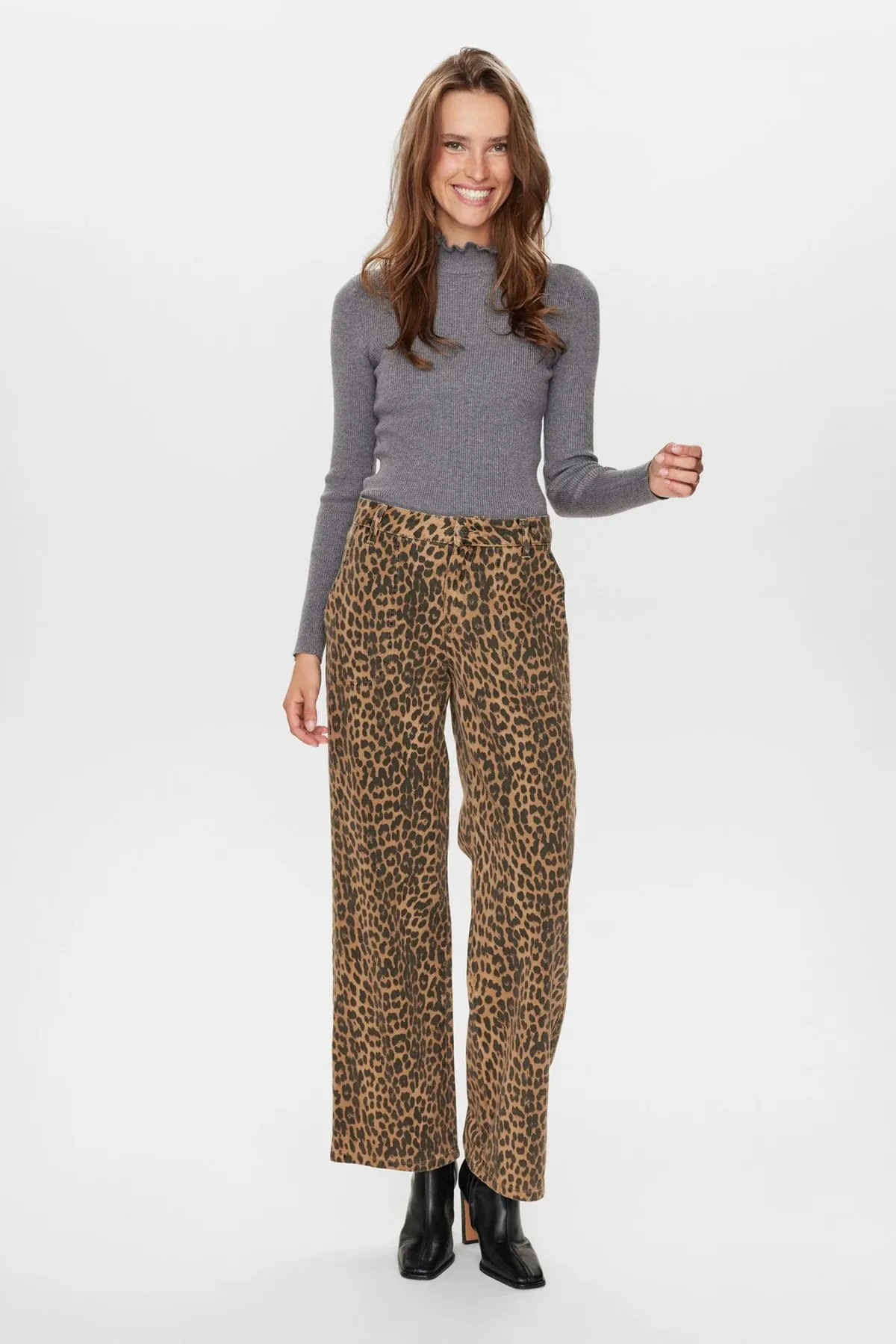 Numph Nugigi Trousers - Tigers Eye