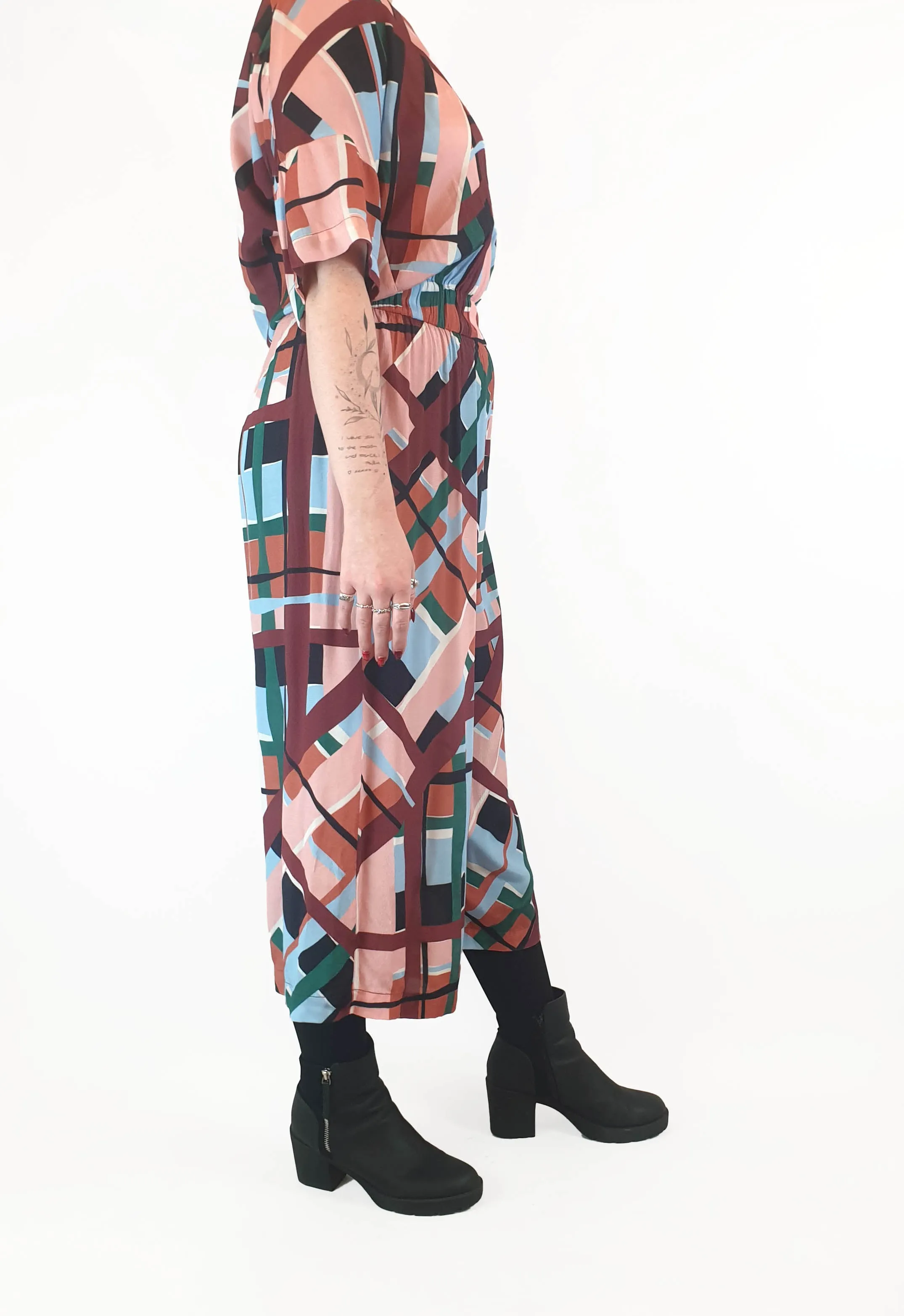 Obus autumnal coloured jumpsuit size 2