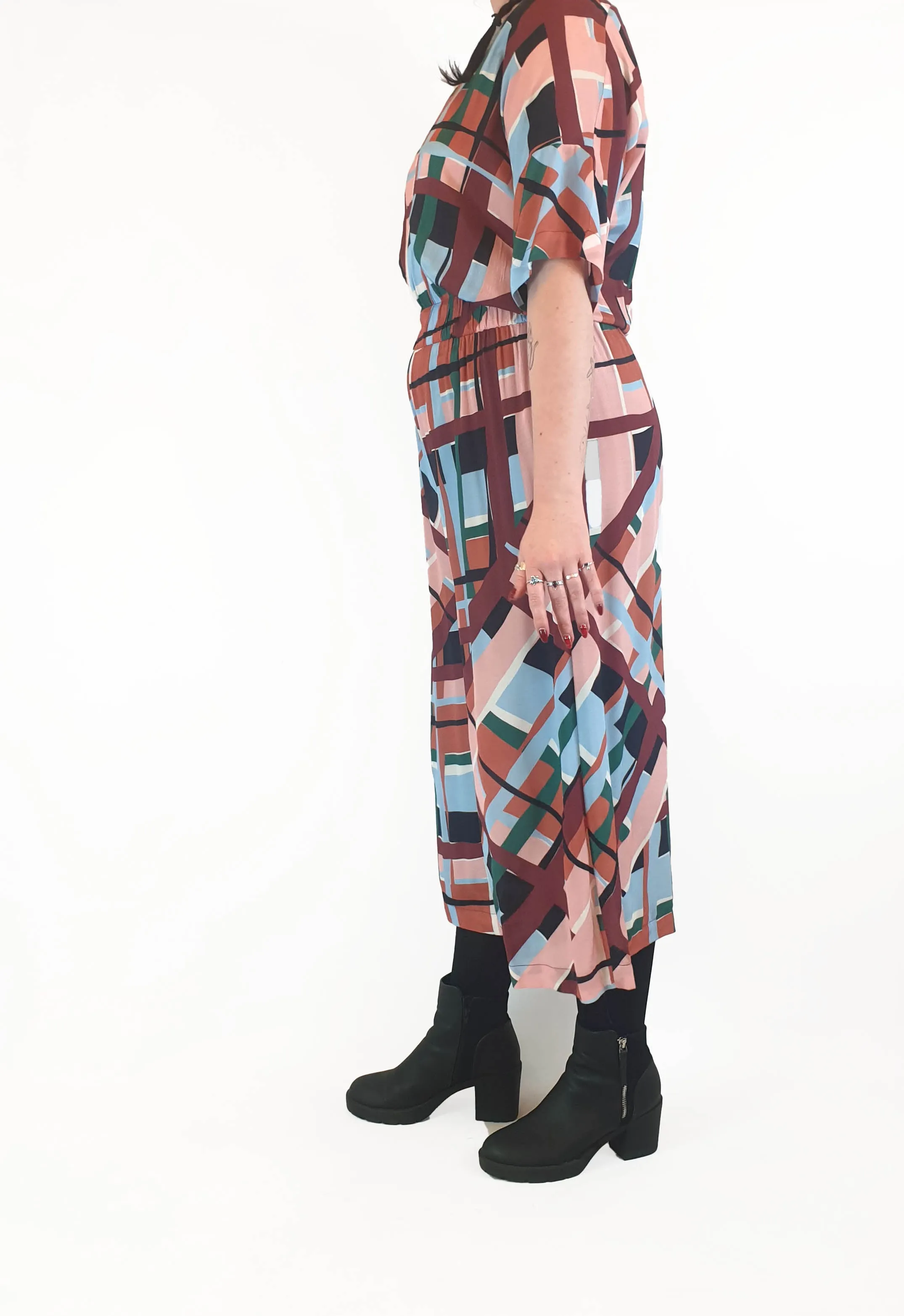 Obus autumnal coloured jumpsuit size 2