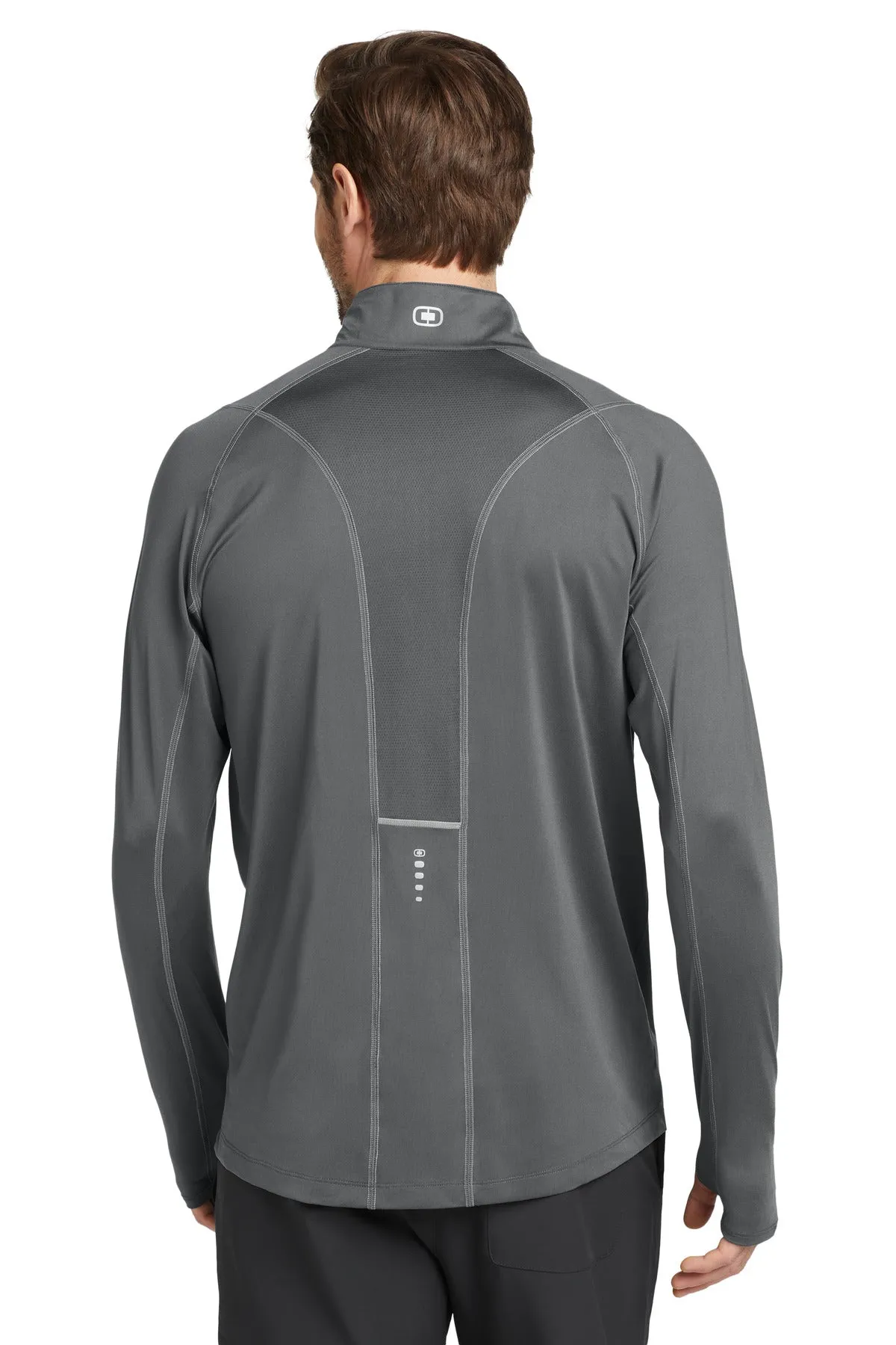 OGIO Nexus 1/4-Zip Pullover. OE335 Gear Grey