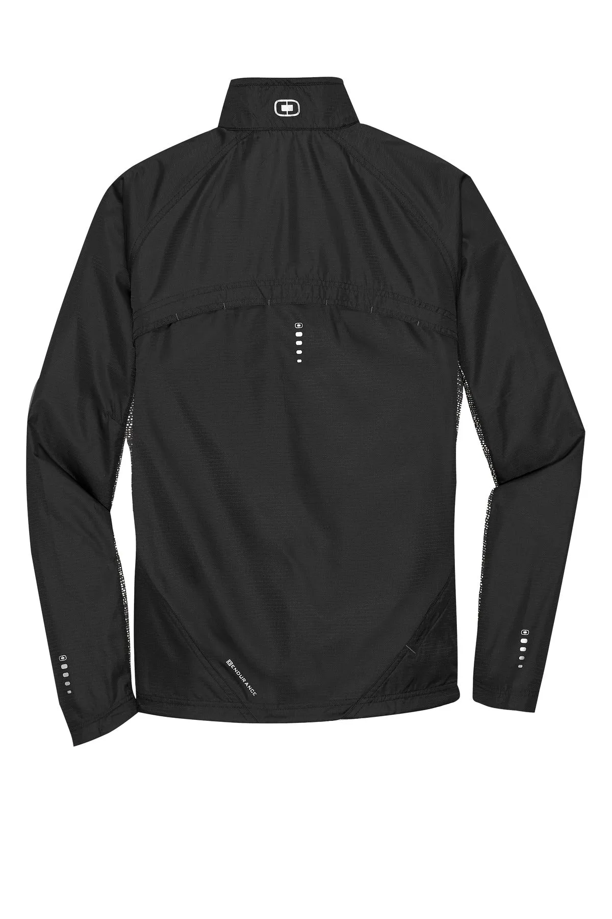 OGIO Trainer Jacket. OE710 Blacktop/ Black/ Reflective