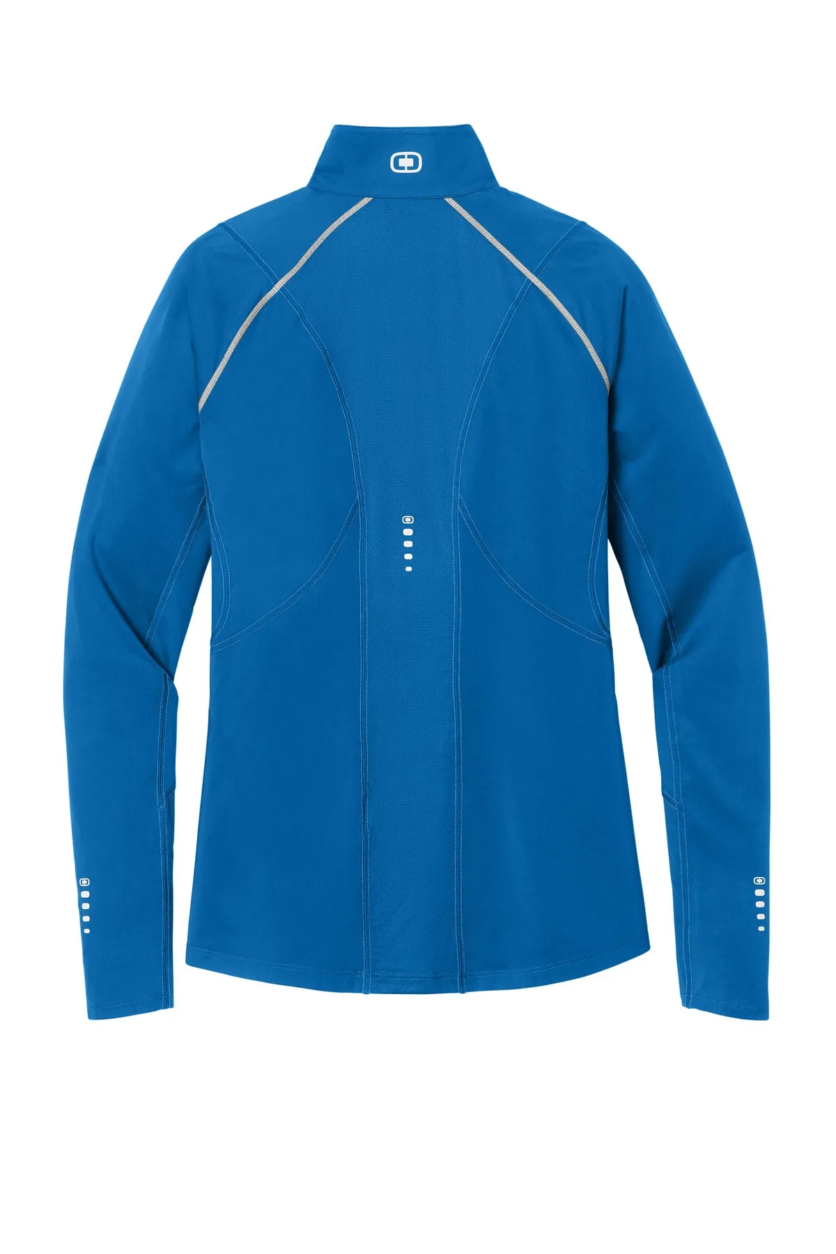 OGIO Women's Nexus 1/4-Zip Pullover. LOE335 Electric Blue
