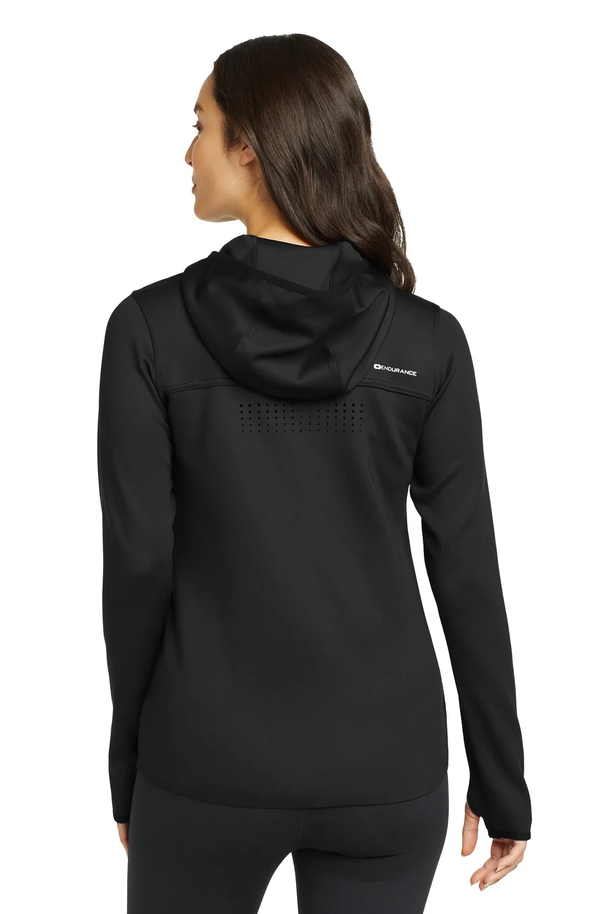 OGIO  Women's Stealth Full-Zip Jacket. LOE728 Blacktop