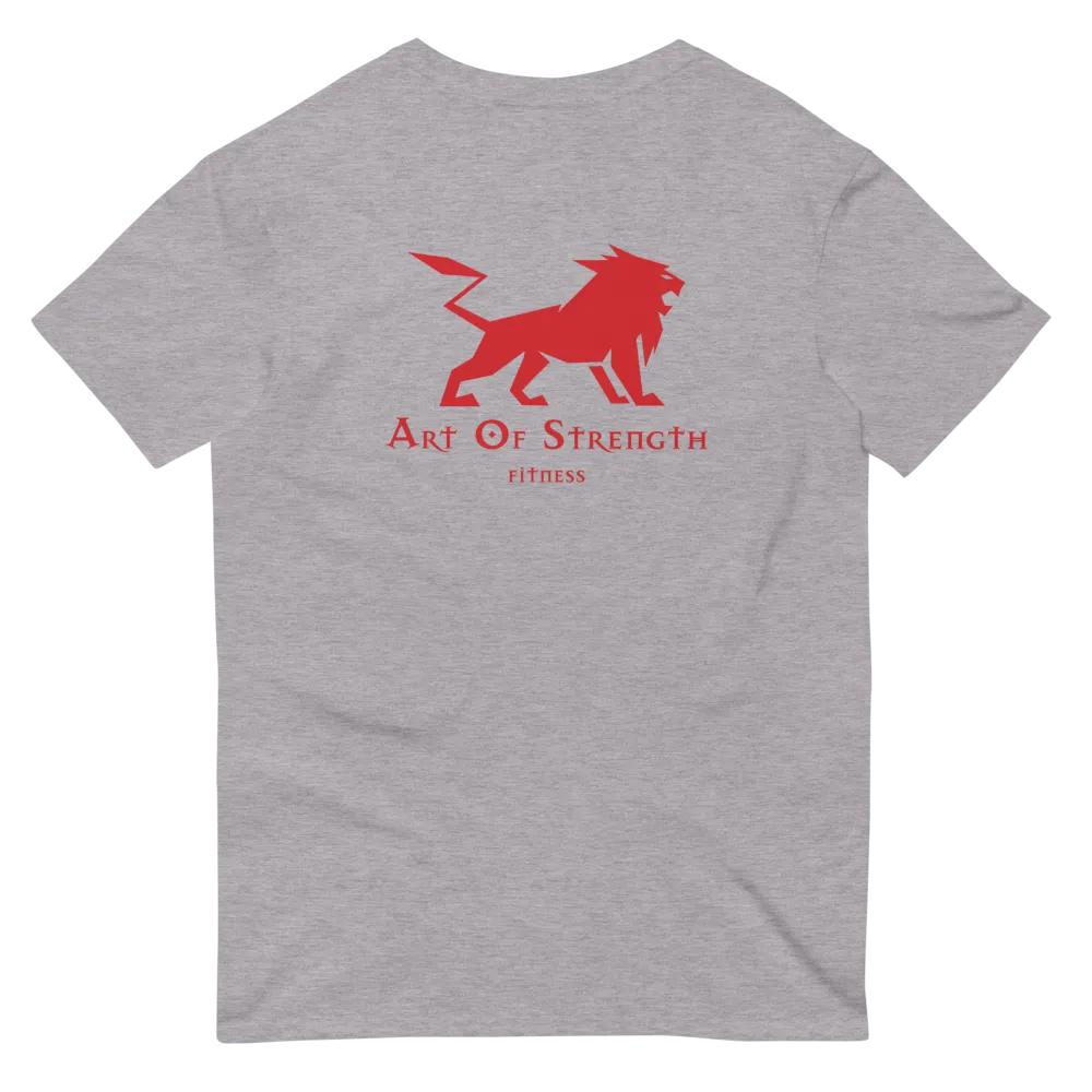 Original V2 Short-Sleeve T-Shirt with Front and Back RED Logo