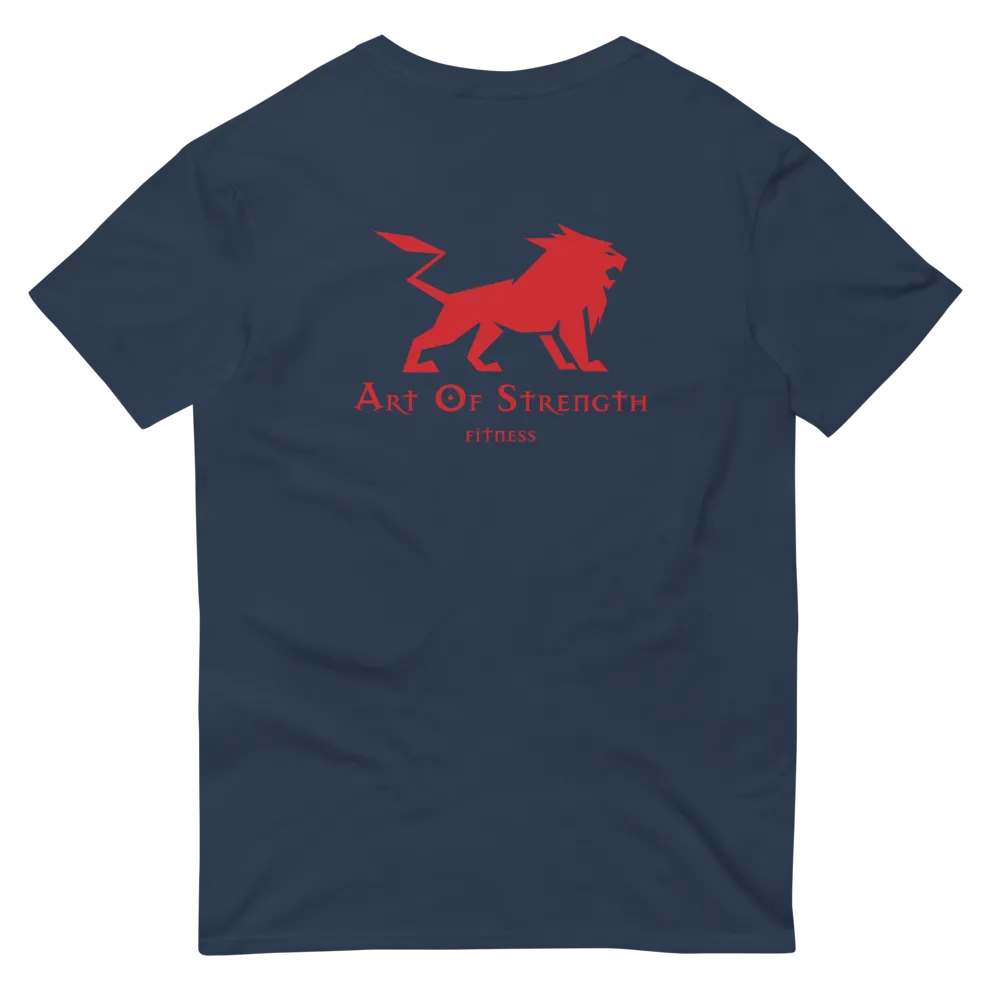 Original V2 Short-Sleeve T-Shirt with Front and Back RED Logo